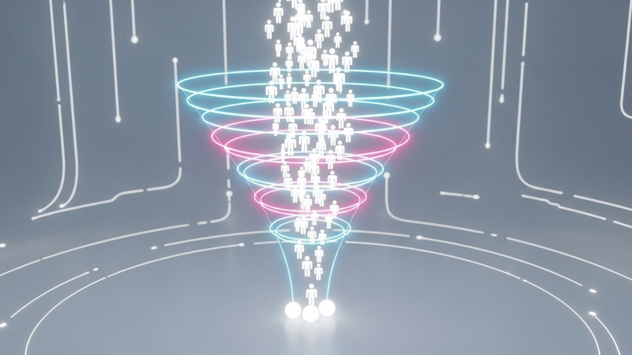 Queda na taxa de conversão.